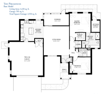 The preakness base model floor plan