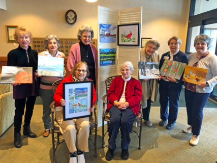 Art Show Group Showing Artwork